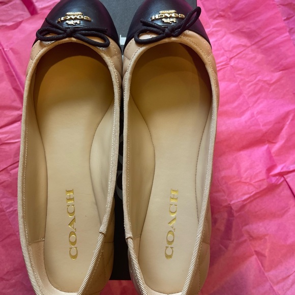 NIB COACH Outlet Allyson quilted leather ballet flats. - Picture 4 of 16